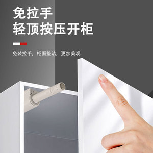 Dispositif de rebond pour porte d'armoire BASHIFU, mécanisme à ressort en plastique pour tiroirs et portes de placard - Product Image 3