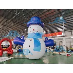 Гигантский Рождественский воздушный шар надувной снеговик высокого качества открытый надувной sam снеговик