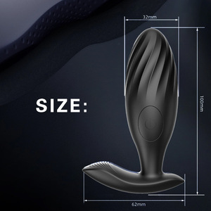 Nuovo telecomando 10 modalità di vibrazione anale vibratore testa di testa massaggiatore prostata giocattoli sessuali per uomini <span class=keywords><strong>e</strong></span> donne prodotti del sesso % - Product Image 5