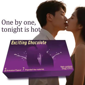 Suplemento Herbal Natural para Hombres Adultos, Fórmula Personalizada OEM, Chocolate Afrodisíaco Herbal con Sabor a Chocolate Excitante - Product Image 1