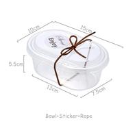 Conteneur à gâteau en plastique PS recyclable sur mesure pour tranches de tiramisu, emballage transparent de dessert, boîte à gâteau