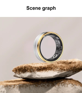 Anillo Inteligente SR01 2026 de Acero Inoxidable, Resistente al Agua IP68, Monitor de Sueño y Frecuencia Cardíaca, Control por Aplicación, 5-10 Días de Duración de la Batería - Product Image 2