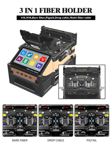 Máquina de Empalme de Líneas Troncales de 9 Fibras con 6 Motores, Soldadura Núcleo a Núcleo, con Equipos OPM y VFL - Product Image 2