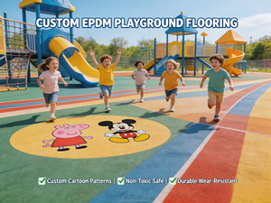 Granulés de caoutchouc EPDM, absorption des chocs élastique pour les surfaces de terrains de sport, de pistes de course et de jardins d'enfants - Product Image 6