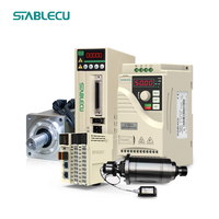 Solution d'automatisation industrielle : Système servo avec variateur de fréquence (VFD) 220V 750W, vitesse stable, PLC et HMI pour machine de perçage et d'alésage CNC