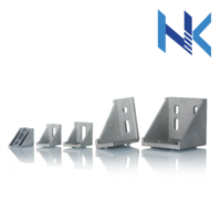 2020 2028 3030 3060 4040 4080 6060 20/30/40/45/60 connecteur de profil en aluminium CNC routeur support d'angle en aluminium