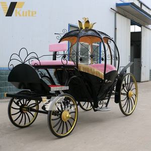 Carruaje Eléctrico con Forma de Calabaza, Sistema de Freno de Estacionamiento Seguro, Carro de Transporte Romántico para Check-in en Resorts, Bodas y Sesiones Fotográficas - Product Image 1