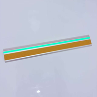 Nouveau nez d'escalier avec bandes lumineuses bleues, protections de bord d'escalier en aluminium, longues protections de bord d'escalier, avec bandes de sable en diamant