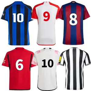 2024 New Custom Men's Football Jersey Set High Quality Thai Soccer Wear For Team Quality Uniform Set For Men's Football Players