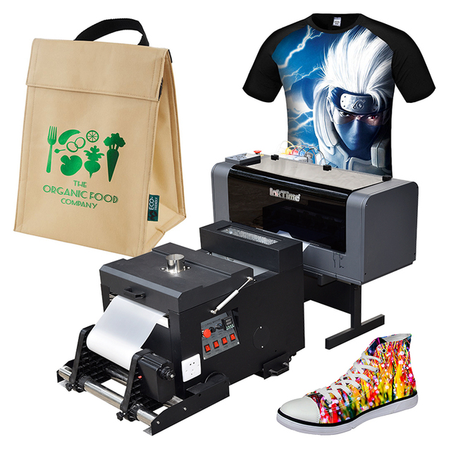 Dtf Printer Direct To Pet Film 30Cm F1080 Head Dtf Flatbed Printer A3 2 Head