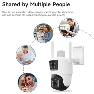 V380 BP3 ống kính kép Wifi PTZ ngoài trời an ninh máy ảnh 2MP + 2MP âm thanh ánh sáng báo động zoom kỹ thuật số thông minh Wifi máy ảnh CCTV mạng - Product Image 5