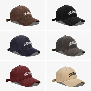 Gorra de béisbol de 6 paneles con letras bordadas, de moda y más vendida, juego de seis piezas, 100% algodón, tejido común, ideal para <span class=keywords><strong>conductores</strong></span> de camiones. - Product Image 4