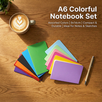 Carnet brodé 12 couleurs - Couverture personnalisée en papier kraft, journal intime pour étudiant avec logo, mini-carnet, blocs-notes d'écriture.