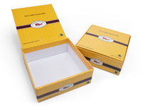 Boîte d'emballage de produits en papier pliable avec impression de Logo