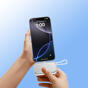 พาวเวอร์แบงค์ขนาดพกพาฉุกเฉินแบบ Type C ความจุ 5000mAh พร้อมที่ยึดสำหรับ <span class=keywords><strong>iPhone</strong></span> - Product Image 3