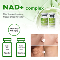 Sérum Visage Personnalisé au Logo : Poudre Lyophilisée, Peptide NAD, NMN, Booster Cutané, Soin Quotidien, Microneedling, Blanchissant, Collagène, Vitamine C