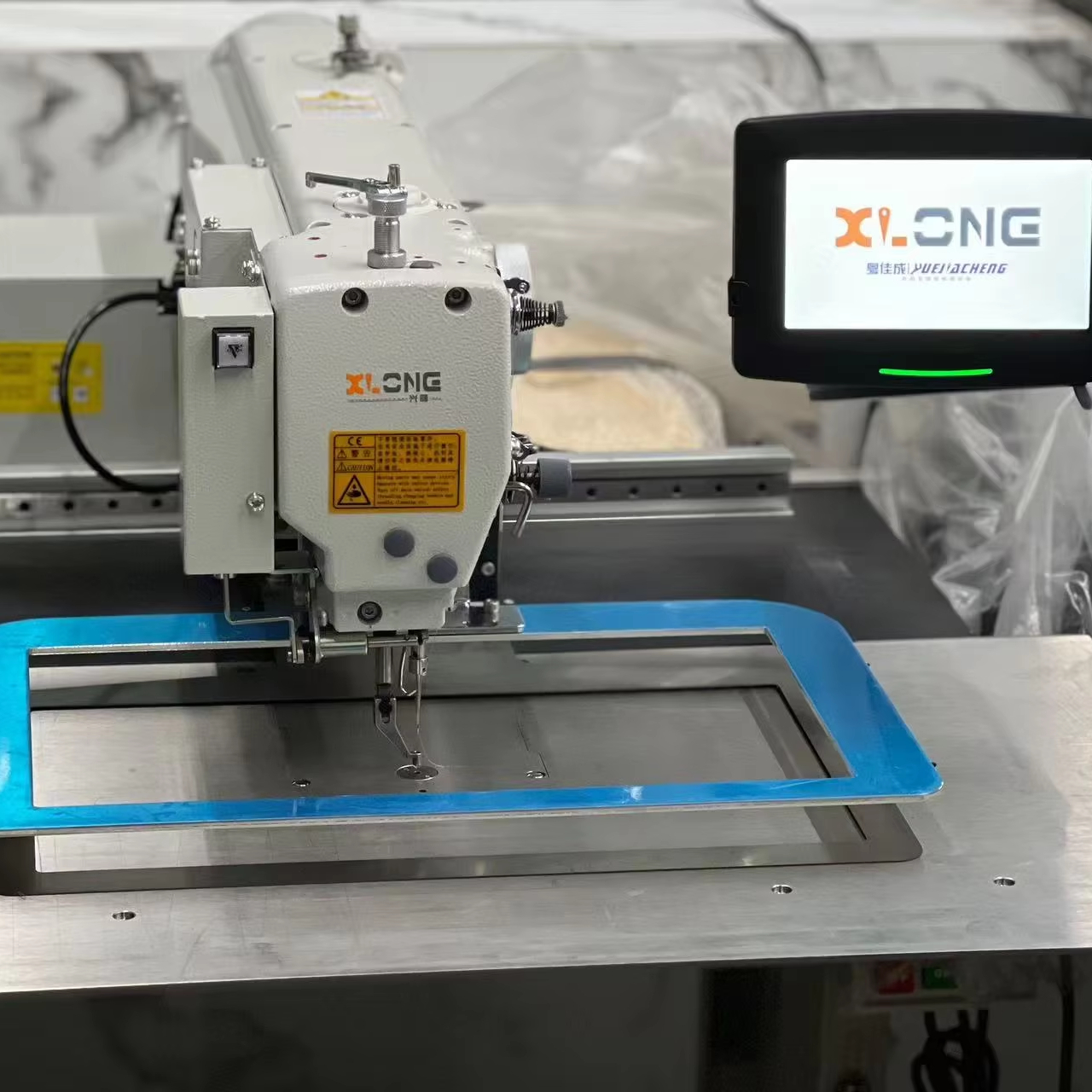 YJC-3520H Industrial Automatic Leather Strap Sewing Machine for Apparel High-End Product Sewing