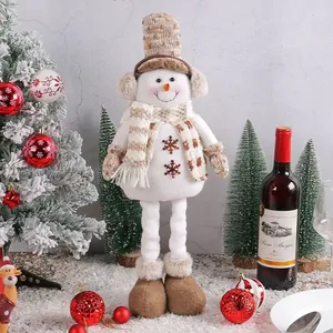 Simpatico pupazzo di neve di <span class=keywords><strong>natale</strong></span> telescopico bambola morbida Babbo <span class=keywords><strong>Natale</strong></span> alce giocattolo cartone animato a maglia decorazione di <span class=keywords><strong>buon</strong></span> <span class=keywords><strong>natale</strong></span> - Product Image 5