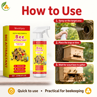 Spray attractif pour abeilles 237 ml, appât liquide sûr, spray piège pour essaims d'abeilles, fournitures d'apiculture pour attirer les abeilles