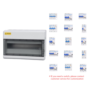 15 Way Custom HV Series IP65 Waterproof Distribution <b>Box</b> 4 to 36 Way Electrical Enclosure OEM Support Distribution <b>box</b> - Product Image 1