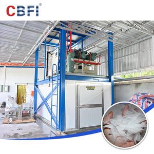 商用フレーク製氷機10トン大容量エンジンポンプモーター簡単操作 - Product Image 2