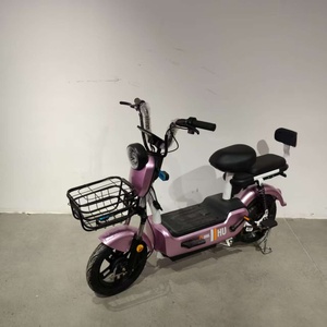 Bicicleta Eléctrica Urbana Ligera de Dos Ruedas con Batería de Plomo-Ácido de 48V, Motor sin Escobillas de 500W, 3 Velocidades y Cuadro de Acero Digital Electrónico - Product Image 5