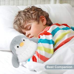 Peluche pingouin micro-ondable personnalisée, peluche pingouin micro-ondable parfumée à la lavande avec coussin chauffant, animal en peluche pingouin - Product Image 5