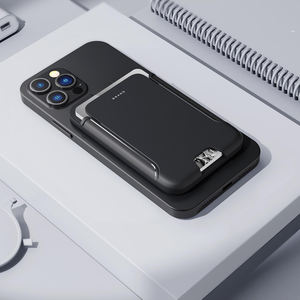 Минималистский деловой оригинальный дизайн, Индивидуальная модель, магнитный держатель для телефона и карты, на заказ, тонкий жесткий бумажник для телефона для magsafes - Product Image 4