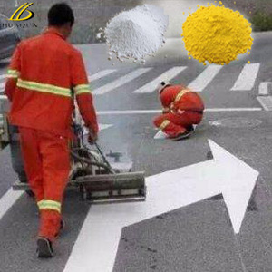 Pintura Termoplástica de Alta Temperatura Huaqun en Polvo, Blanca y Amarilla Reflectante para Demarcación Vial - Product Image 4