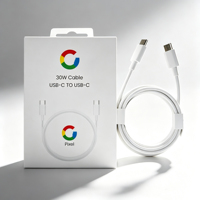 Chargeur USB-C PD 30W d'origine Google, prise EU US UK, charge super rapide, adaptateur secteur Type C pour Google Pixel 9 8 7 6 5 Pro