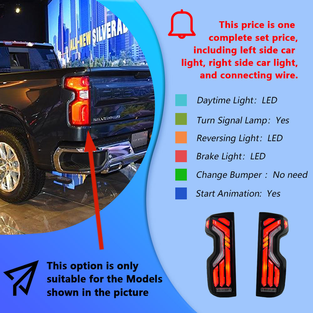 Feux arrière, un ensemble