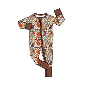Toddler Infant Wildlife Hunting Theme Zip‑Up Romper Duck Deer Camo <b>Print</b> Baby Sleep Sleeper Pajama - Product Image 4