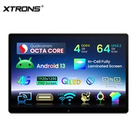 14 Zoll Kopfstützen-Rücksitzmonitor mit Android für Benz C/GLE/GLS/V-Klasse, Qualcomm 662 4+64GB Touchscreen 4G HD-Eingang CE-XTRONS