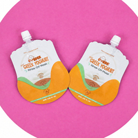 Sachets d'emballage cosmétique personnalisés à bec verseur, finition brillante, format mini, pour voyage, avec couvercle à clapet, étanches, pour masques