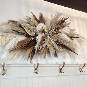 Panneaux muraux de fleurs artificielles de <span class=keywords><strong>pampa</strong></span>, mariage déco, fleurs séchées, fleurs sèches - Product Image 6