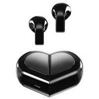 Écouteurs intra-auriculaires Love Pink BT 5.4 TWS, son stéréo haute fidélité avec codec AAC, étanches