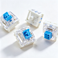 Interrupteur de clavier mécanique anti-poussière à bouton-poussoir sonore bleu Cherry MX, jouet anti-stress pour imprimante 3D, porte-clés, bricolage, gaming