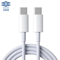 Câble de données rapide TPE Type C vers Type C, câble de charge USB C PD, chargeur USB super rapide, adaptateur de charge USB pour iPhone