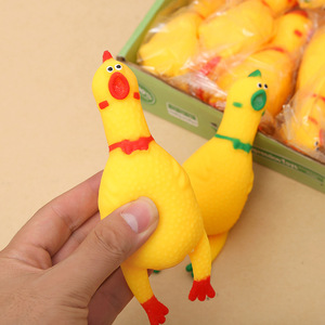 Juguetes de Pollo de Harina Blandos y Coloridos TPR, Juguetes Sensoriales Antiestrés de Animales Blandos, Juguete Fidget de Descompresión para Niños - Product Image 1