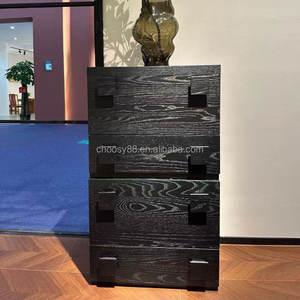 Meuble de salle à manger rétro en bois massif moderne du milieu du siècle pour la maison ou l'hôtel pour le rangement latéral du salon et de la chambre à coucher - Product Image 3