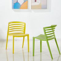 Chaises de salle à manger empilables en plastique PP, modernes, pour salon, chambre, cuisine, extérieur, restaurant, Axcellent RT-C006