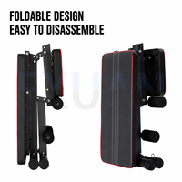 Banc de musculation pliable pour haltères, chaise de fitness, banc de musculation incliné, banc d'exercices pour abdominaux et sit-ups