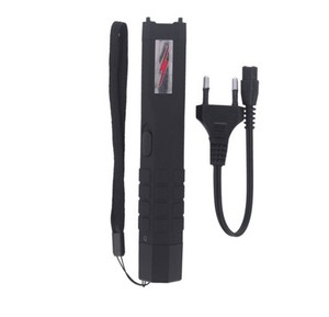 ไฟฉาย LED แบบยุทธวิธีสีดำรุ่น TW-1802 แบบชาร์จไฟได้ พร้อมสาย USB และสายรัดข้อมือ สำหรับใช้งานกลางแจ้ง - Product Image 1