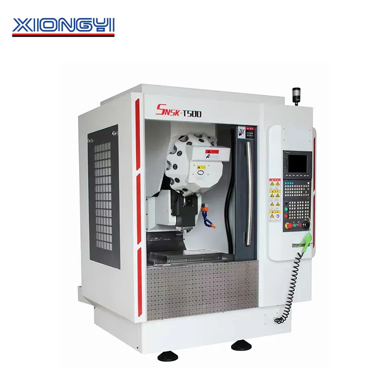 Yüksek hassasiyetli dikey Metal SN-T500 CNC işleme makinesi