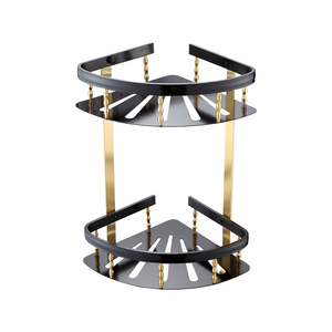 Trépied épais double couche pour cuisine et <span class=keywords><strong>salle</strong></span> <span class=keywords><strong>de</strong></span> bain Cadre d'angle en aluminium pour <span class=keywords><strong>salle</strong></span> <span class=keywords><strong>de</strong></span> bain <span class=keywords><strong>Salle</strong></span> <span class=keywords><strong>de</strong></span> douche Étagères <span class=keywords><strong>de</strong></span> <span class=keywords><strong>salle</strong></span> <span class=keywords><strong>de</strong></span> bain <span class=keywords><strong>de</strong></span> qualité supérieure - Product Image 1