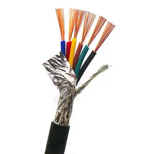 ROHS Standard UL2725 28awg Multi-core Tinned Copper Spiral Shield Electrical Cable Wire for Appliance