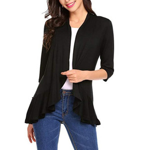 Collection Printemps 2026 : Cardigan Uni Tendance pour Femme – Nouveauté du Commerce Extérieur Europe-Amérique - Product Image 1
