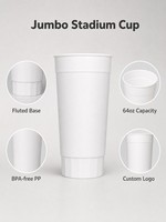 Gobelets Souvenirs de Carnaval 64oz en Gros Réutilisables Lavables au Lave-Vaisselle avec Couvercle et Paille Logo Personnalisé Imprimé Style Américain Vente en Gros