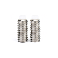 Vis à six pans creux à pointe souple en POM Tengri 304 en acier inoxydable M2 M2.5 M3, fixation filetée anti-rayures pour machines et instruments