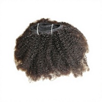 Extension de cheveux crépus et bouclés afro avec clip, non traités, de haute qualité, bon marché, offre spéciale